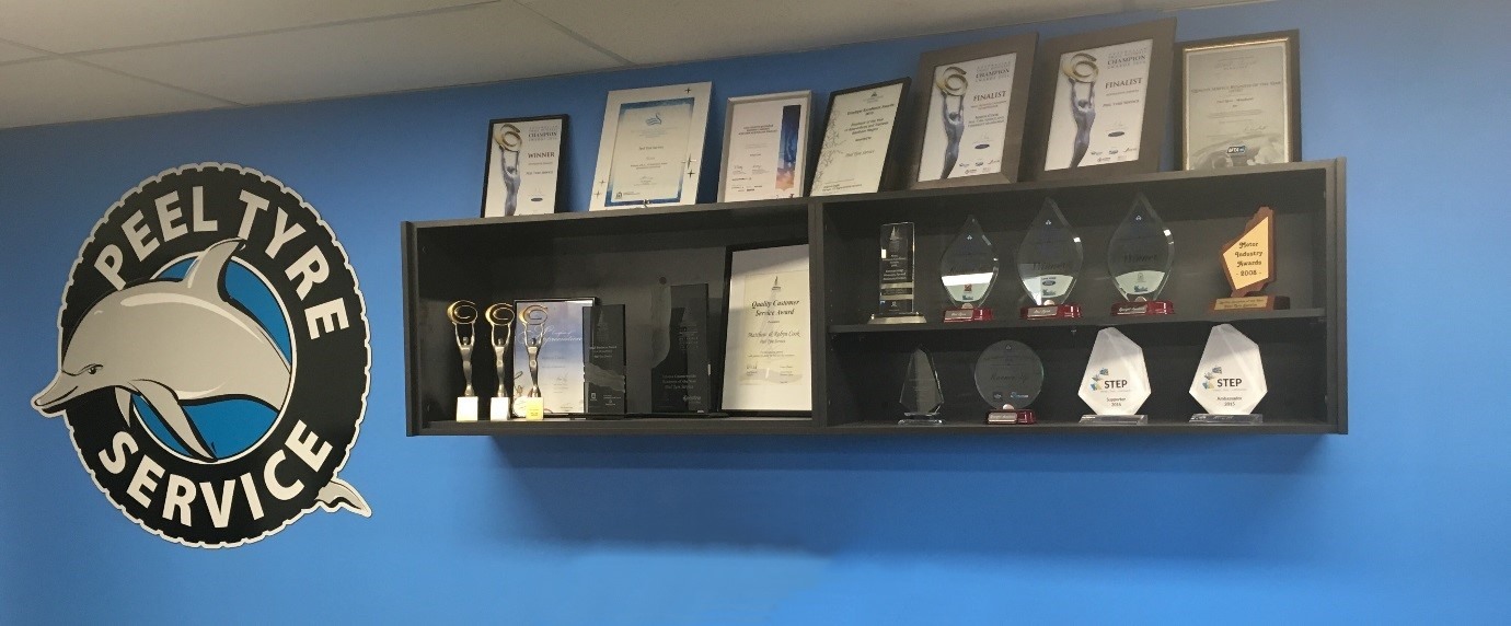 Our awards on display
